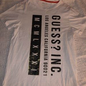 White and Gold Shirt